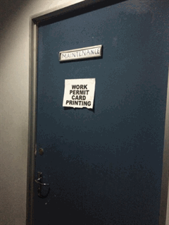 Work Permit Card Printing Office